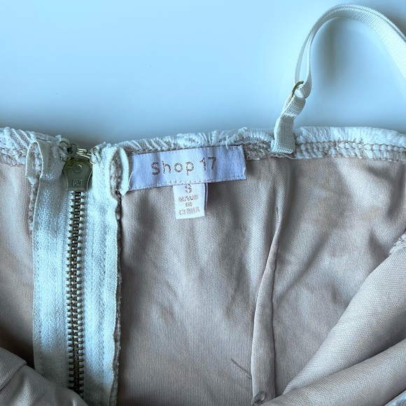 Elegant White Lace Peplum Dress - Picture 9 of 9